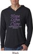 Pancreatic Cancer Hope Love Cure Lightweight Hoodie Tee