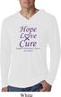Pancreatic Cancer Hope Love Cure Lightweight Hoodie Tee