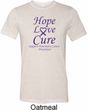 Pancreatic Cancer Shirt Hope Love Cure Tri Blend Tee