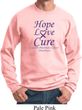 Pancreatic Cancer Sweatshirt Hope Love Cure Sweat Shirt