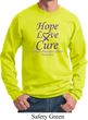 Pancreatic Cancer Sweatshirt Hope Love Cure Sweat Shirt