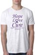 Pancreatic Cancer Tee Hope Love Cure Burnout Shirt