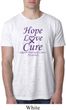 Pancreatic Cancer Tee Hope Love Cure Burnout Shirt