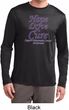 Pancreatic Cancer Tee Hope Love Cure Dry Wicking Long Sleeve