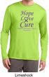 Pancreatic Cancer Tee Hope Love Cure Dry Wicking Long Sleeve