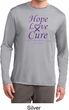 Pancreatic Cancer Tee Hope Love Cure Dry Wicking Long Sleeve