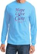 Pancreatic Cancer Tee Hope Love Cure Long Sleeve