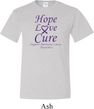 Pancreatic Cancer Tee Hope Love Cure Tall Shirt