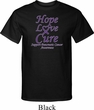 Pancreatic Cancer Tee Hope Love Cure Tall Shirt