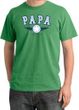 PaPa Pigment Dyed T-shirt - Grandpa Grandfather Dad Father Adult Tee