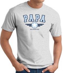 PaPa T-shirt - Grandpa Grandfather Pop Pop Dad Daddy Father Adult Tee