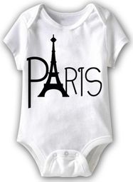 Paris Eiffel Tower Funny Baby Romper White Infant Babies Creeper Paris Eiffel Tower Funny Baby Romper White Infant Babies Creeper