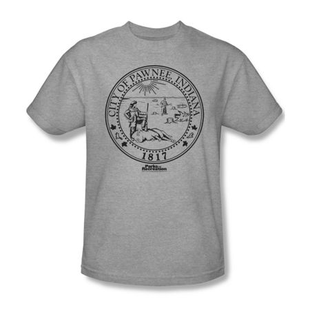 Parks And Recreation Shirt City Seal Silver T-Shirt