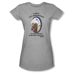Parks And Recreation Shirt Juniors Lil Sebastian Athletic Heather T-Shirt Parks And Recreation Shirt Juniors Lil Sebastian Athletic Heather T-Shirt