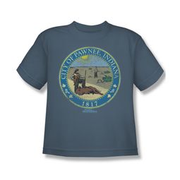 Parks And Recreation Shirt Kids City Seal Slate T-Shirt