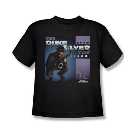 Parks And Recreation Shirt Kids Duke Silvers Black T-Shirt