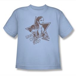 Parks And Recreation Shirt Kids Whats Crackin Light Blue T-Shirt