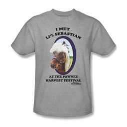 Parks And Recreation Shirt Lil Sebastian Athletic Heather T-Shirt Parks And Recreation Shirt Lil Sebastian Athletic Heather T-Shirt