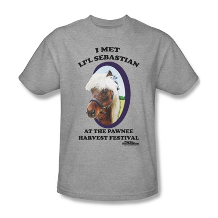 Parks And Recreation Shirt Lil Sebastian Athletic Heather T-Shirt