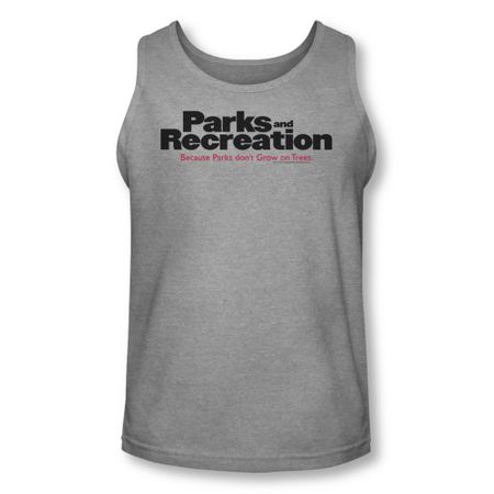 Parks And Recreation Shirt Tank Top Logo Athletic Heather Tanktop