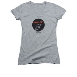 Parks And Recreations Shirt Juniors V Neck Mouse Rat Athletic Heather T-Shirt Parks And Recreations Shirt Juniors V Neck Mouse Rat Athletic Heather T-Shirt