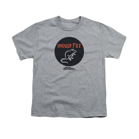 Parks And Recreations Shirt Kids Mouse Rat Athletic Heather T-Shirt