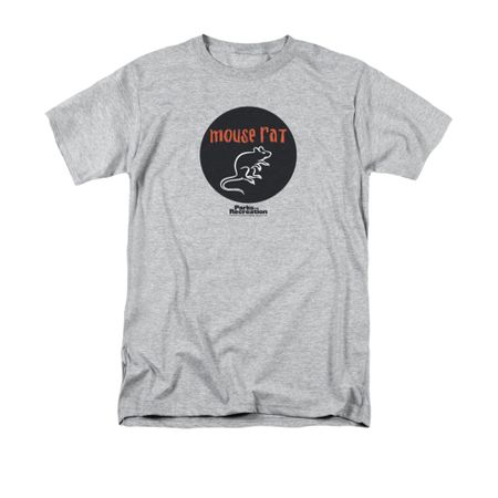 Parks And Recreations Shirt Mouse Rat Athletic Heather T-Shirt