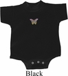 Pastel Butterfly Patch Small Print Baby Romper
