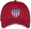 Patriotic Heart Hat - Adult Size Americana Cap
