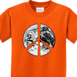 Peace Earth Kids Shirts