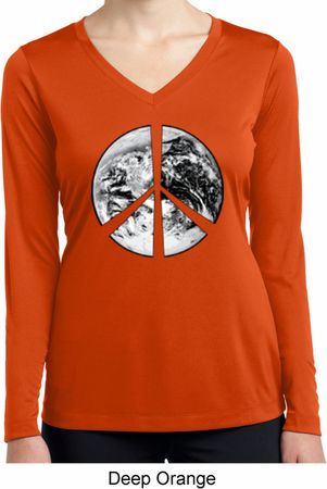 Peace Earth Ladies Dry Wicking Long Sleeve Shirt