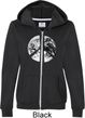 Peace Earth Ladies Full Zip Hoodie