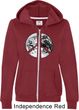 Peace Earth Ladies Full Zip Hoodie