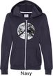 Peace Earth Ladies Full Zip Hoodie