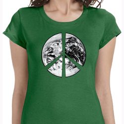 Peace Earth Ladies Shirts
