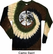 Peace Earth Long Sleeve Tie Dye Shirt