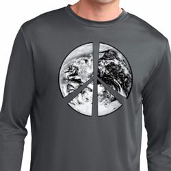 Peace Earth Mens Dry Wicking Long Sleeve Shirt