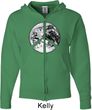 Peace Earth Mens Full Zip Hoodie