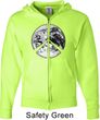 Peace Earth Mens Full Zip Hoodie