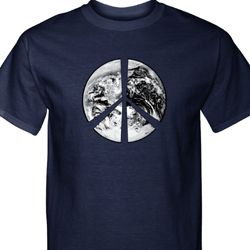 Peace Earth Mens Shirts