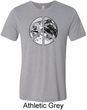 Peace Earth Mens Tri Blend Crewneck Shirt