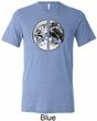 Peace Earth Mens Tri Blend Crewneck Shirt