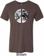 Peace Earth Mens Tri Blend Crewneck Shirt
