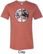 Peace Earth Mens Tri Blend Crewneck Shirt