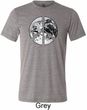 Peace Earth Mens Tri Blend Crewneck Shirt