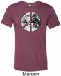 Peace Earth Mens Tri Blend Crewneck Shirt