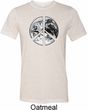 Peace Earth Mens Tri Blend Crewneck Shirt