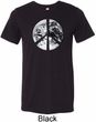 Peace Earth Mens Tri Blend Crewneck Shirt