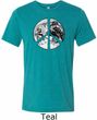 Peace Earth Mens Tri Blend Crewneck Shirt