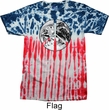 Peace Earth Patriotic Tie Dye Shirt